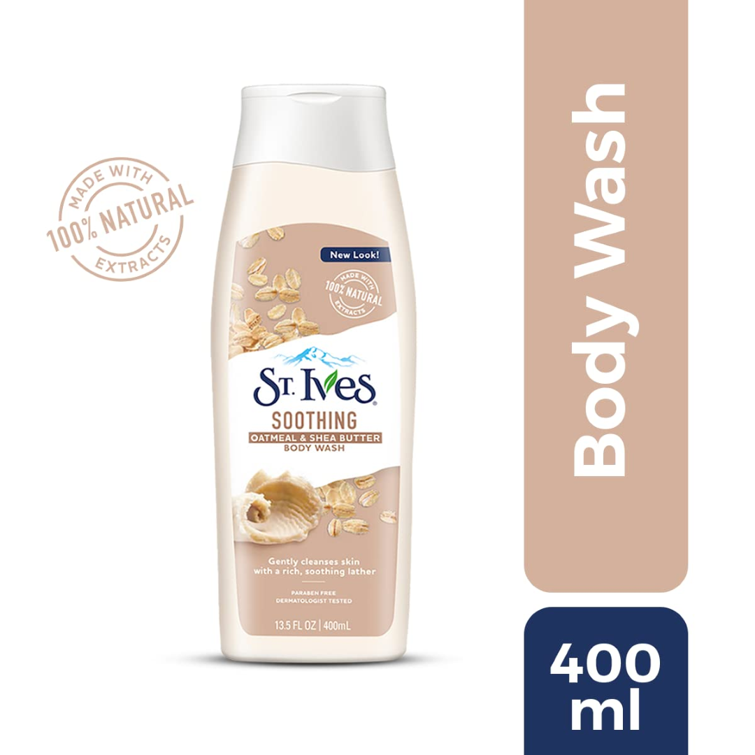ST IVES B/WASH SOFT & SILKY 400ML